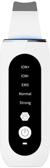Cooela 초음파 고주파 진동 얼굴 피지 블랙헤드 제거기 클렌징 기기, 레드 블루라이트 5단
