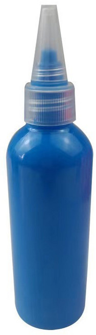 水粉顏料瓶裝60ML 兒童手指畫塗鴉 可水洗無毒顏料, 湖藍