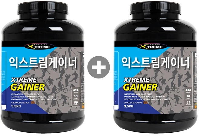 바디솔루션 익스트림 게이너 1+1 헬스보충제 체중증가보충제, 2개, 3.5kg - 쿠팡