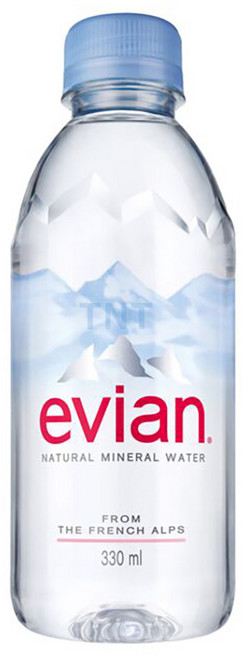 에비앙 천연광천수 생수, 330ml, 48개