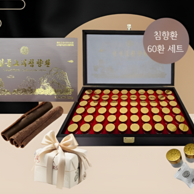 [한정수량특가] 일품고려침향환 선물용 쇼핑백동봉, 1세트, 60정