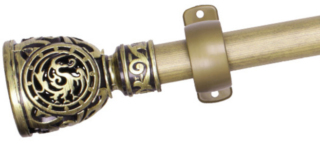 한국레일갤럭시 25mm 로얄 커튼봉 커텐봉, 골드