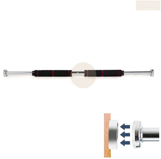 못고정 가정용 문틀철봉 문틈철봉 실내 방문 풀업바 턱걸이봉 홈트 턱걸이바, 96-135cm