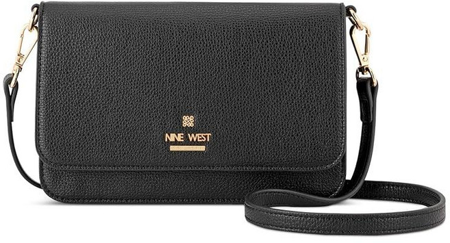 Nine West Luela Phone 블랙. 스몰 Nine West Luela 휴대폰 지갑 크로스바디 168989