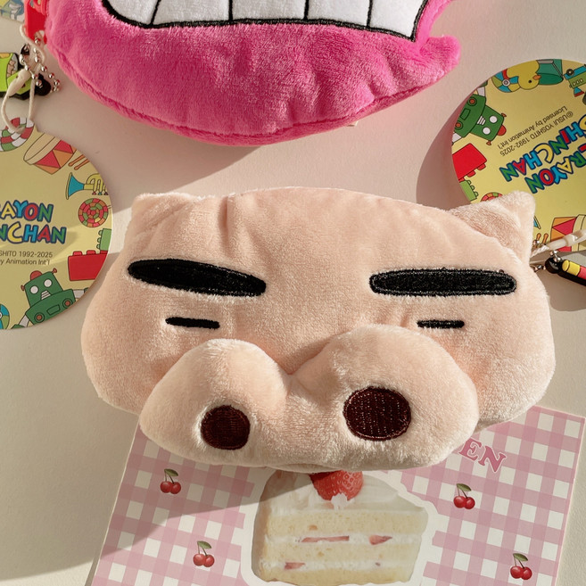 짱구 조연시리즈 얼굴 미니 파우치 동전지갑