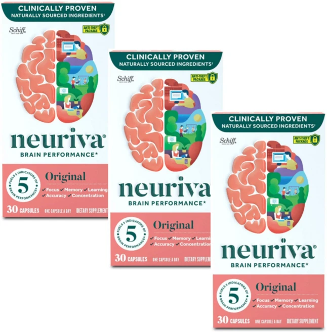 Schiff Neuriva 브레인 퍼포먼스 오리지널 캡슐 30정, 3개 - 쿠팡