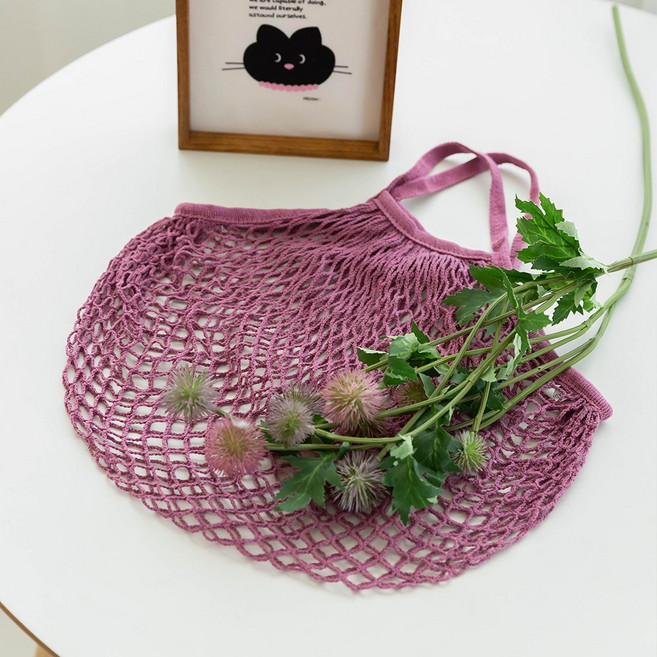 천가게 네트백 메쉬 그물가방 선물용 손가방 미니 니트백