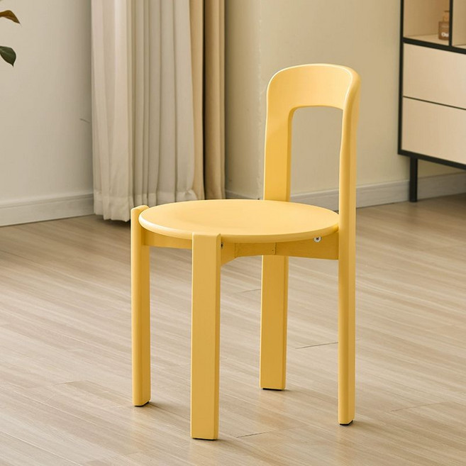 레이체어 rey chair 우드 HAY Rey, 1개, 옐로우