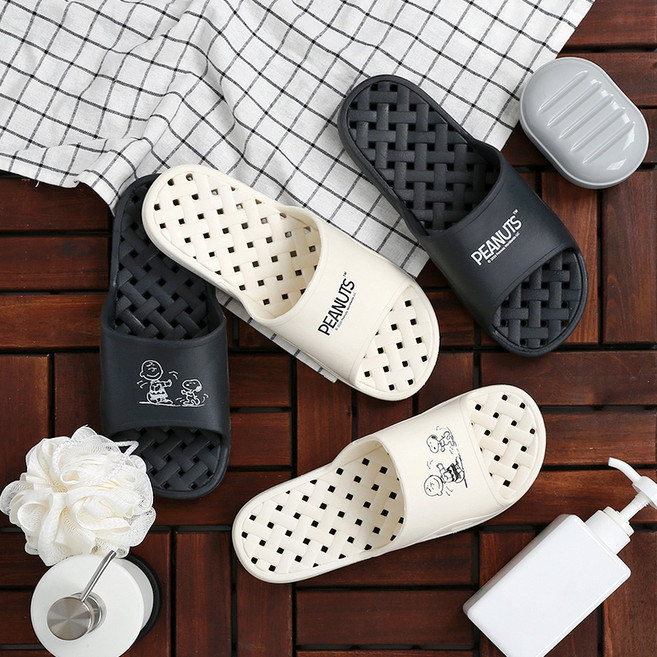 [TN]스누피 심플 욕실화, 아이보리