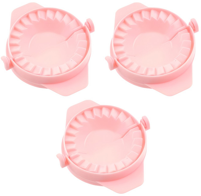 쉽게 빚는 만두틀, 핑크, 3개