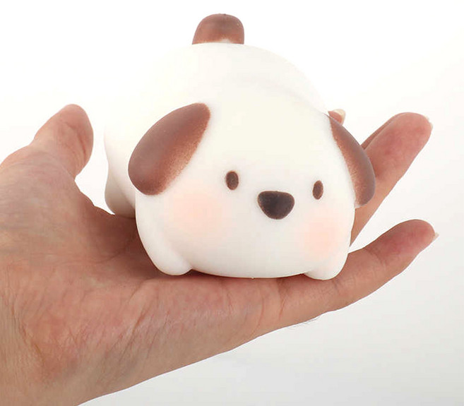 강아지 말랑이 장난감 모찌 스퀴시 주물럭 놀이, 1개