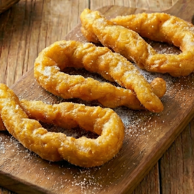 청년수제 찹쌀 꽈배기 (냉동) 675g 에어프라이어 간식 겉바속촉 수제도너츠 아이들 영양 간식 3개씩 개별포장, 3개, 225g