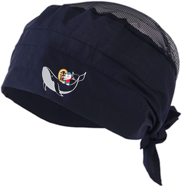 구다폼 메쉬 두건 힙합네코 / 커스텀 디자인 해적두건 / 일식디자인 망사두건 / 주방 위생모자