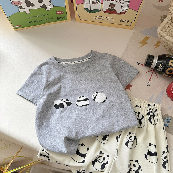 팬더반팔 상하복