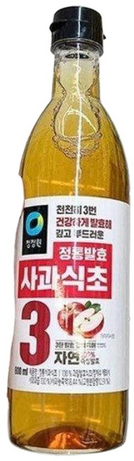 청정원 정통발효 사과식초 800ml x 2개 d33781