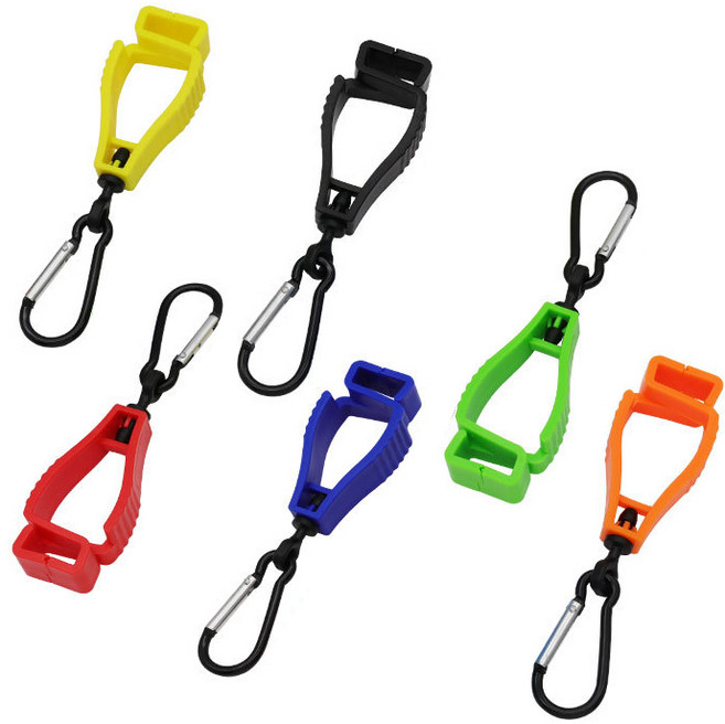 장갑 글러브 분실 방지 집게 클립 비너 고리 DD11877 공구걸이 보관, 2개