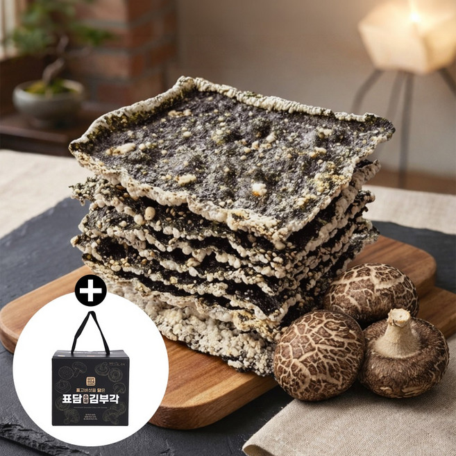 수제 찹쌀 김부각 100g 선물세트 손잡이 박스, 2개