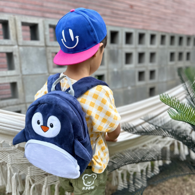 알랑 비비백 아동용 미아방지 극세사 백팩 동물 애니멀 캐릭터 가방 조카선물