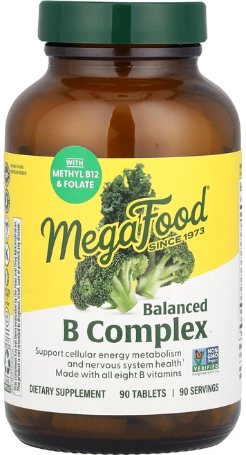 MegaFood 밸런스드 B 복합체 90정, MegaFood 밸런스드 B 복합체 ..., 1개 - 쿠팡