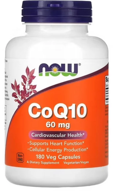 나우푸드 CoQ10 60mg 베지 캡슐 180정, 1개 - 쿠팡