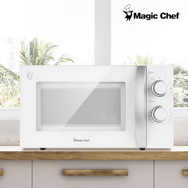 매직쉐프 전자레인지 미니 소형 전자렌지 가정용 원룸 자취 20L, 화이트