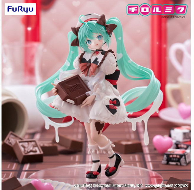 [일본내수용] 하츠네 미쿠 보컬로이드 TIROL CHOCO 콜라보 후류 Trio-Try- IT 피규어 TIROL 초코우유 Ver., 1개