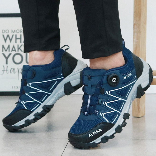남자 운동화 다이얼 남성 런닝화 여성 발편한 트레킹화 작업 신발 YUA0P2