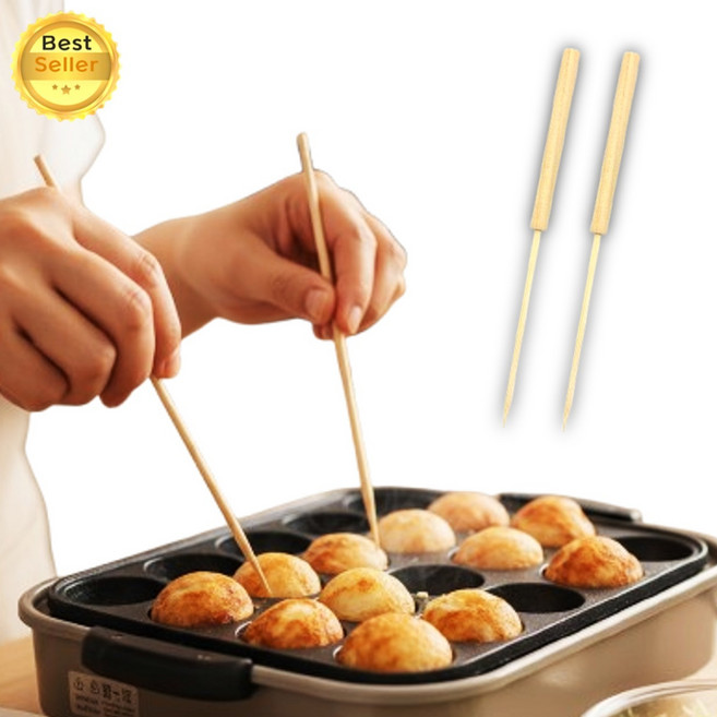 쎄네핏 타코야끼송곳 타코야끼나무송곳 타고야끼꼬챙이 꼬치, 1개