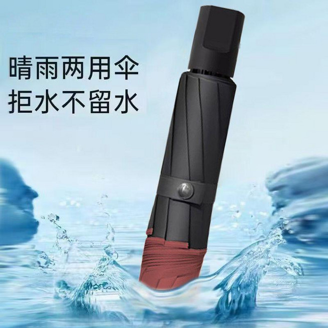 加固大號雨傘防風晴雨兩用黑膠學生加大雙人摺疊傘 副廠商品