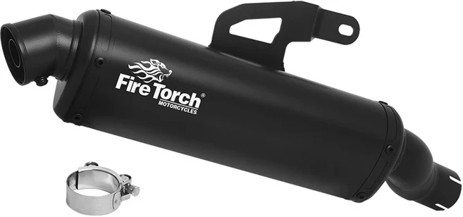 TRIUMPH Scrambler400X 스크램블러 400X 2024 오토바이 배기 시스템 탈출 블랙 머플러가있는 중간 링크 파, 04 Type B