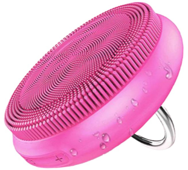 찐노마진몰 실리콘 진동 클렌저, 핑크, 링버클