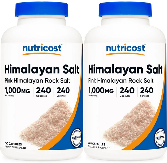 뉴트리코스트 히말라야 소금 1000mg, 240정, 2개, 240정 - 쿠팡
