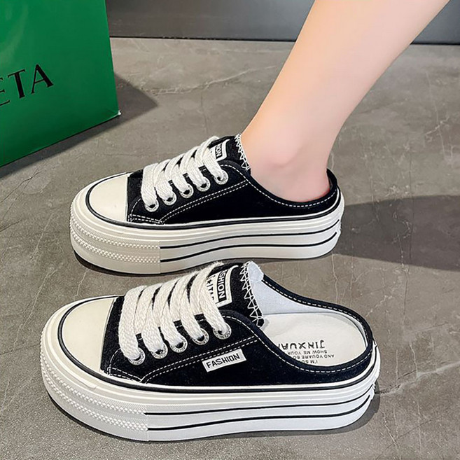 ANYOU 여성 레포츠 통굽 키높이 발편하고 가벼운 슬리퍼 샌들