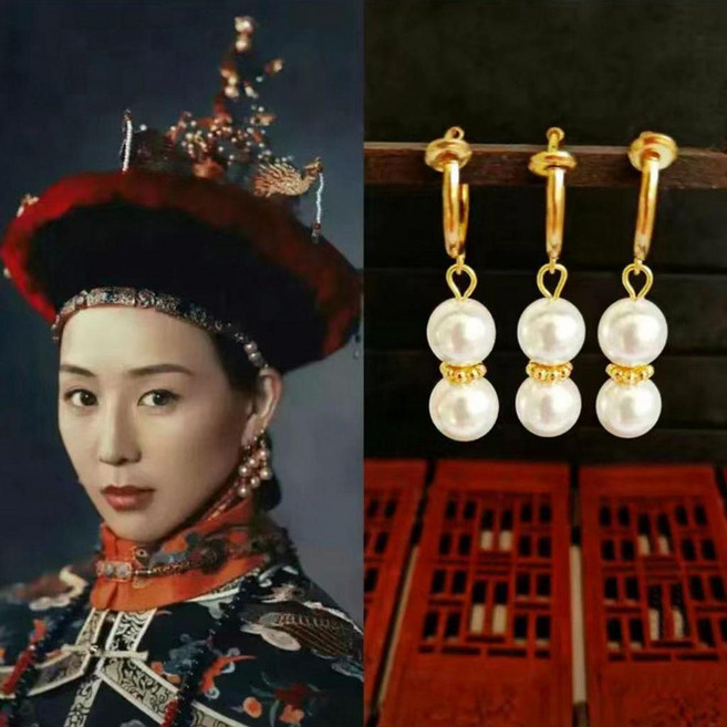 優選 珍珠玉髓耳環耳夾 副廠商品