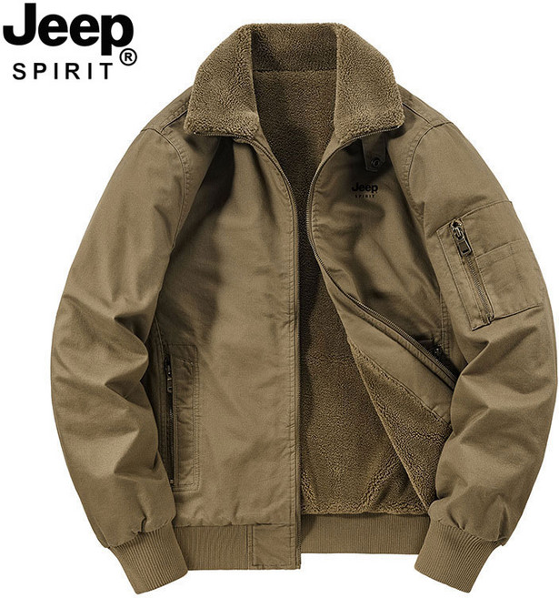 지프스피릿 남성 겨울 기모안감 자켓 따뜻한 캐주얼 재킷 아웃도어 자켓 카고 재킷 항공점퍼 JP6818