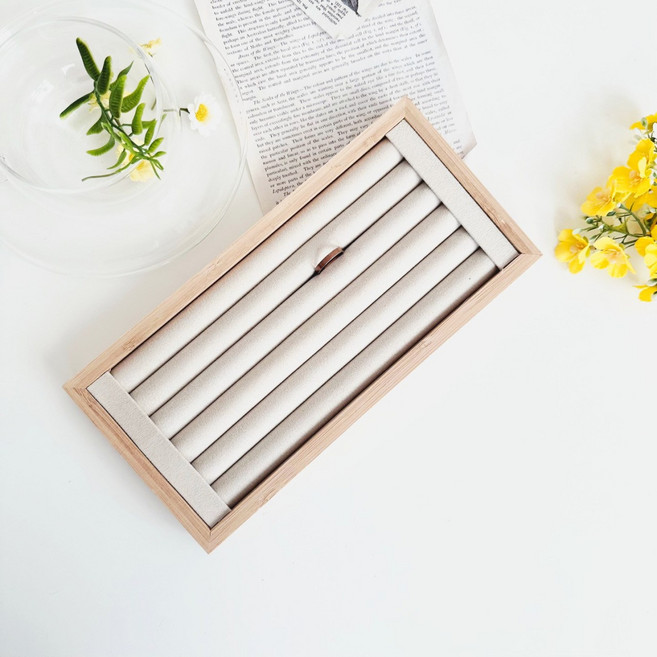 원목 반지 진열대 매장용 꽂이 걸이 거치대 악세사리디스플레이 프리마켓진열대 고급형 반지판