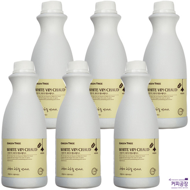 그린트리 화이트 뱅쇼 베이스 1.2kg 6개 박스