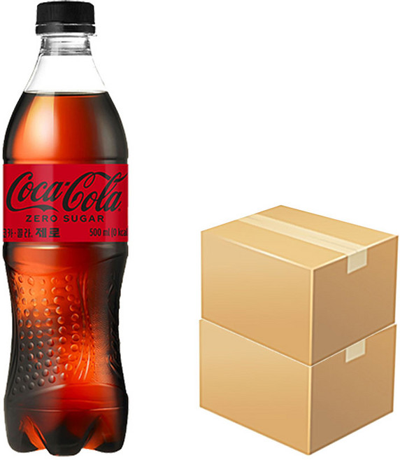 코카콜라 제로 업소용 500ml x 48개(pet)/탄산음료, 48개