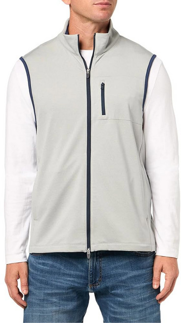 브룩스 브라더스 남성 Knt 퍼프 풀 지퍼 조끼