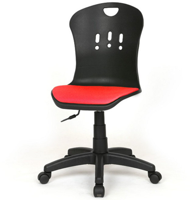 체어포커스 킹스 회전의자 KS800-RT, 바디(블랙), 방석(레드)