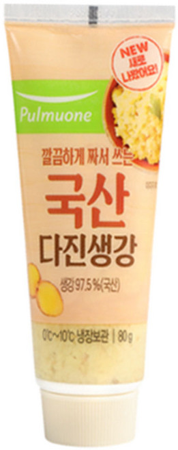 [풀무원] 편리한 튜브 다진생강 80g, 1개