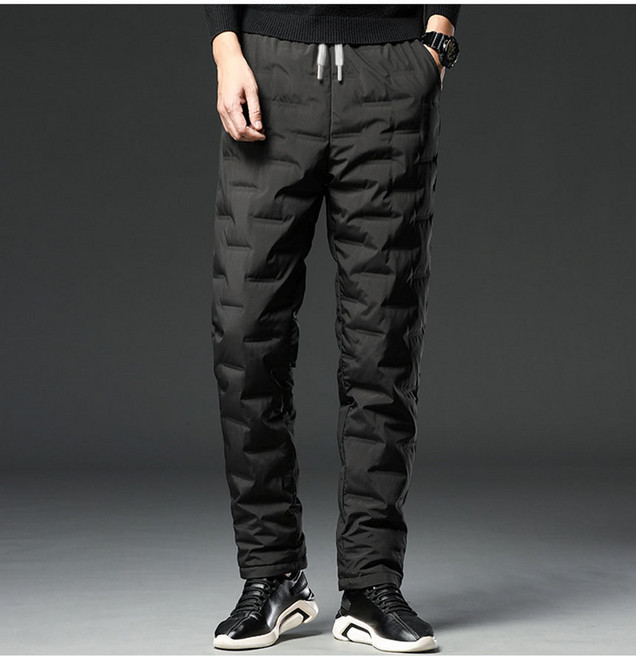 겨울 도톰 따뜻 보온 방한 바지 밸런스 남성 여성 슬림 패딩 팬츠 패딩바지 밸런스패딩슬림팬츠
