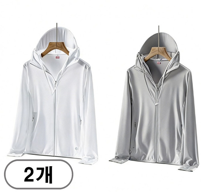 차쿠 1+1 남성 여성 자외선 차단 후드 집업 래쉬가드 빅사이즈 낚시 캠핑 바캉스 바람막이 자켓 점퍼 탈부착 후드캡