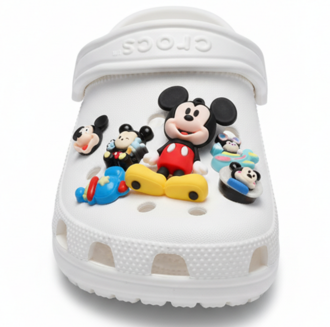 내앞을 밝히는 번쩍번쩍 후레쉬 파츠 미키마우스 미니마우스 파츠, 1개