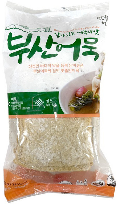 맛뜰안 부산어묵(사각) 냉동, 1개, 800g