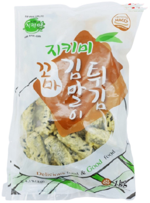 [청년푸드] 지키미 꼬마김말이튀김 1kg 간식 술안주