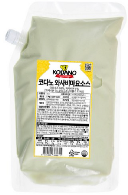 코다노 와사비마요소스 2kg, 1개