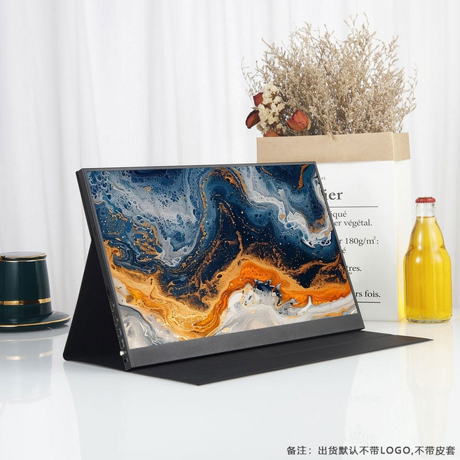 144HZ모니터 PRO 144Hz 32인치 게이밍모니터 4K 보조 포터블 모니터, 14.1인치 1080P 60Hz, 블랙(케이스포함)