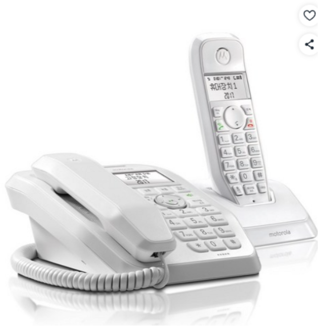 모토로라 디지털 유무선 전화기 SC-250A, (정품)SC-250A