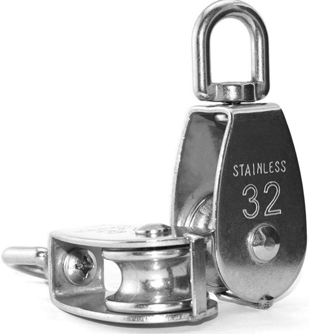 굿나잇몰 어깨 재활 도르래 운동기구 로프 오십견 운동용 도르레, 20mm, 2개